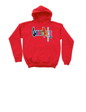 Load image into Gallery viewer, &quot;N GUMBO FUNK HOODIE MULTI COLOR LOGO
