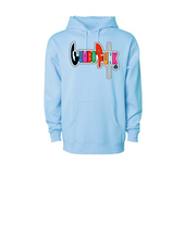 Load image into Gallery viewer, &quot;N GUMBO FUNK HOODIE MULTI COLOR LOGO
